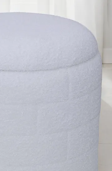 Navik oppbevaringspuff 40x40x45 cm med avtakbart lokk - hvit - Møbler - Stoler - Krakk - Puff