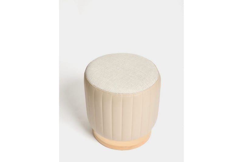 Neylor Fotpall 40 cm - Beige - Møbler - Stoler - Krakk - Fotskammel