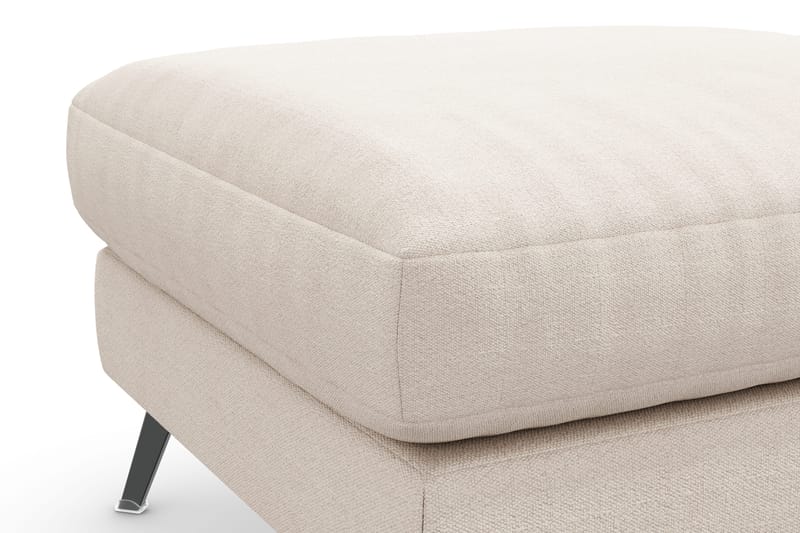 Ocean Lyx Fotskammel - Beige/Svart - Møbler - Stoler - Krakk - Fotskammel