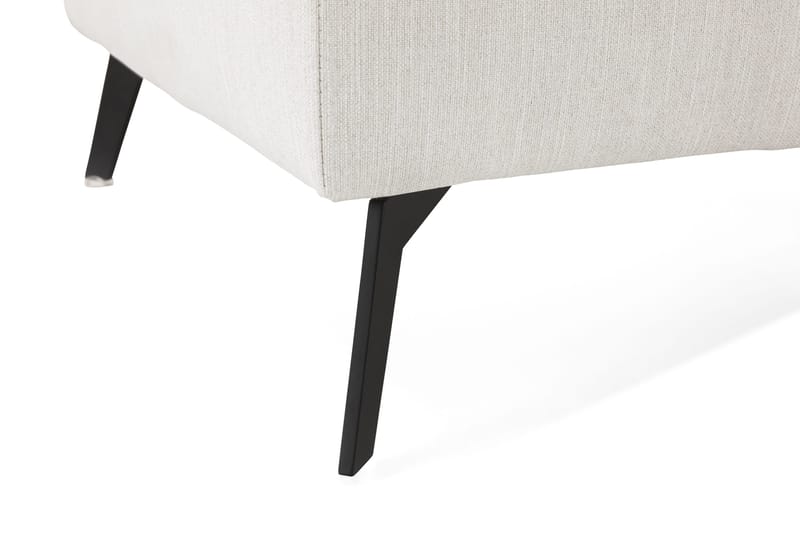 Ocean Lyx Fotskammel - Linbeige/Svarte Ben - Møbler - Stoler - Krakk - Fotskammel