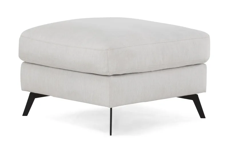 Ocean Lyx Fotskammel - Linbeige/Svarte Ben - Møbler - Stoler - Krakk - Fotskammel