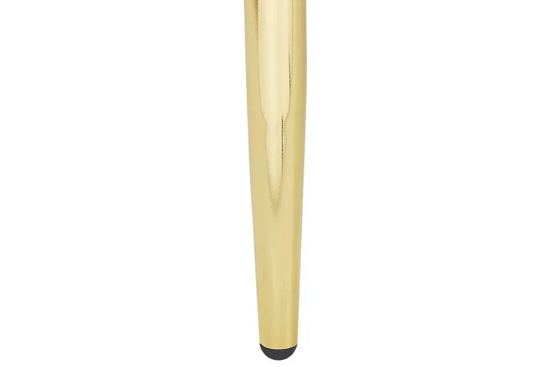 Oppbevaringsbenk Durham Hvitt/gull - Hvitt/gull - Møbler - Stoler - Krakk - Fotskammel