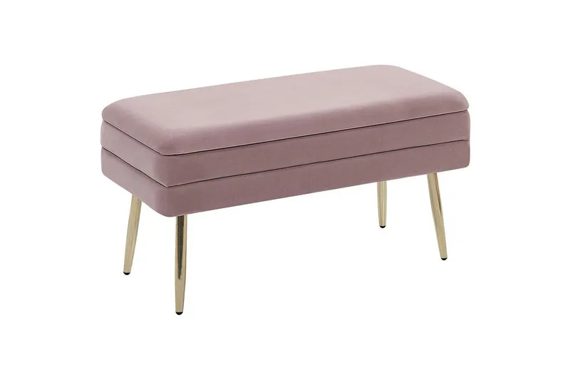 Oppbevaringsbenk Durham Rosa, Rosa