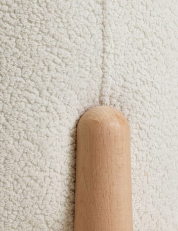 Orryn sittepuff 40 cm rund - Hvit - Møbler - Stoler - Krakk - Puff