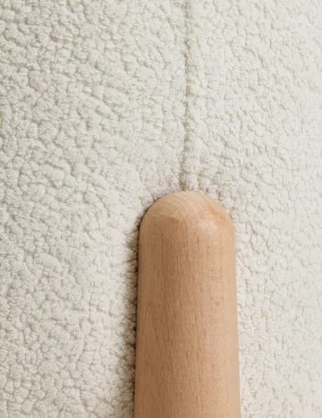 Orryn sittepuff 40 cm rund - Hvit - Møbler - Stoler - Krakk - Puff