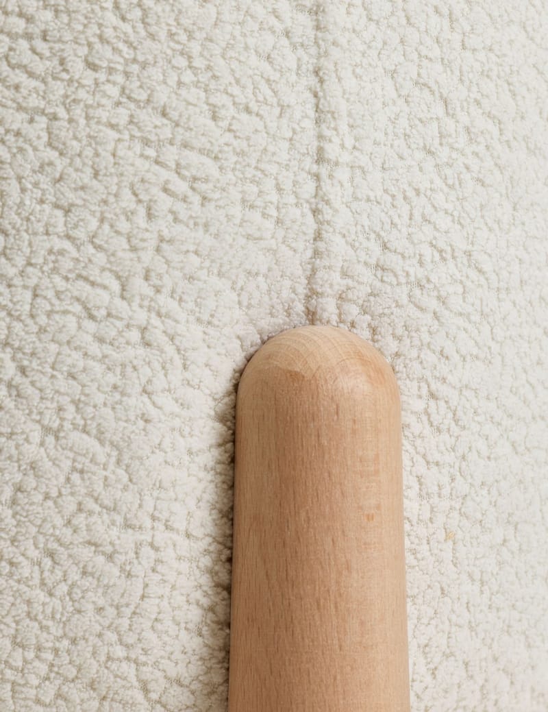 Orryn sittepuff 40 cm rund - Hvit - Møbler - Stoler - Krakk - Puff