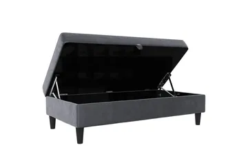 Osmaner/Krakk Hartford Antrasitt, Fløyel - Antrasitt, Fløyel - Møbler - Stoler - Krakk - Fotskammel