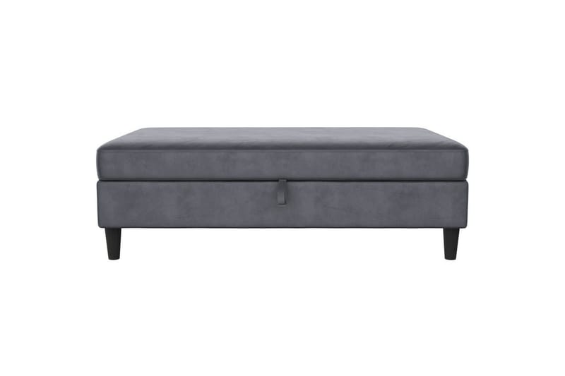 Osmaner/Krakk Hartford Antrasitt, Fløyel - Antrasitt, Fløyel - Møbler - Stoler - Krakk - Fotskammel