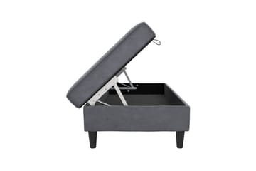 Osmaner/Krakk Hartford Antrasitt, Fløyel - Antrasitt, Fløyel - Møbler - Stoler - Krakk - Fotskammel