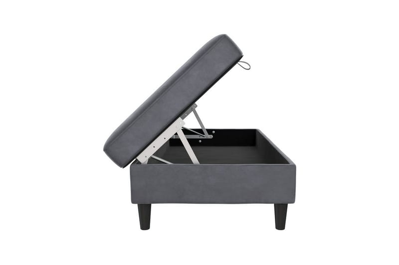 Osmaner/Krakk Hartford Antrasitt, Fløyel - Antrasitt, Fløyel - Møbler - Stoler - Krakk - Fotskammel