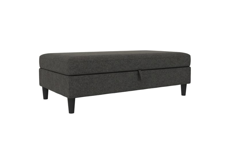 Osmaner/Krakk Hartford Antrasitt, Linstoffutseende (100 % polyester) - Antrasitt, Linstoffutseende (100 % polyester) - Møbler - Stoler - Krakk - Fotskammel