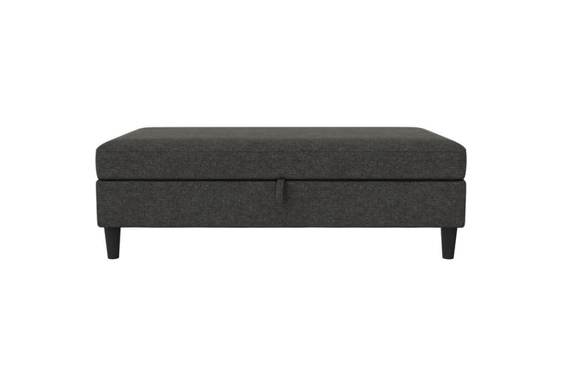 Osmaner/Krakk Hartford Antrasitt, Linstoffutseende (100 % polyester) - Antrasitt, Linstoffutseende (100 % polyester) - Møbler - Stoler - Krakk - Fotskammel
