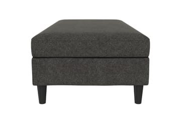 Osmaner/Krakk Hartford Antrasitt, Linstoffutseende (100 % polyester) - Antrasitt, Linstoffutseende (100 % polyester) - Møbler - Stoler - Krakk - Fotskammel