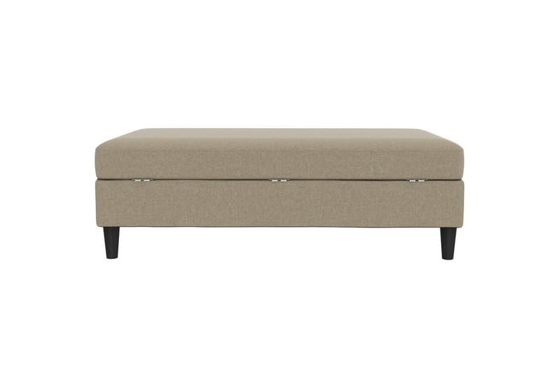 Osmaner/Krakk Hartford Brun, Linstoffutseende (100 % polyester) - Brun, Linstoffutseende (100 % polyester) - Møbler - Stoler - Krakk - Fotskammel