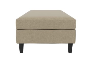 Osmaner/Krakk Hartford Brun, Linstoffutseende (100 % polyester) - Brun, Linstoffutseende (100 % polyester) - Møbler - Stoler - Krakk - Fotskammel