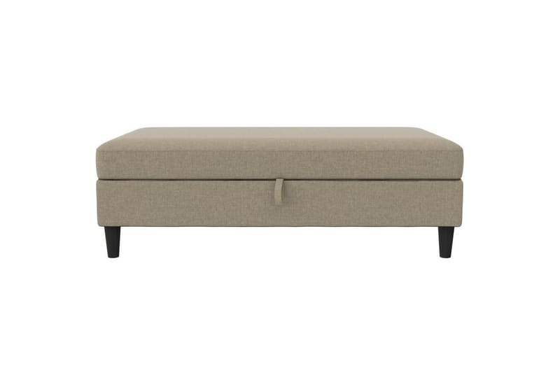 Osmaner/Krakk Hartford Brun, Linstoffutseende (100 % polyester) - Brun, Linstoffutseende (100 % polyester) - Møbler - Stoler - Krakk - Fotskammel