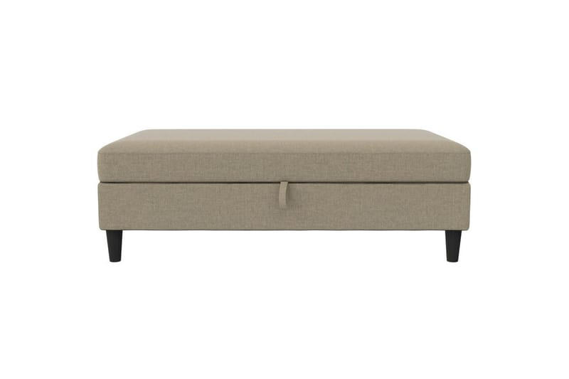 Osmaner/Krakk Hartford Brun, Linstoffutseende (100 % polyester) - Brun, Linstoffutseende (100 % polyester) - Møbler - Stoler - Krakk - Fotskammel