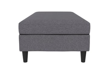 Osmaner/Krakk Hartford Grå, Linstoffutseende (100 % polyester) - Grå, Linstoffutseende (100 % polyester) - Møbler - Stoler - Krakk - Fotskammel