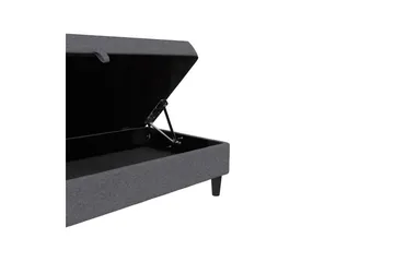 Osmaner/Krakk Hartford Grå, Linstoffutseende (100 % polyester) - Grå, Linstoffutseende (100 % polyester) - Møbler - Stoler - Krakk - Fotskammel