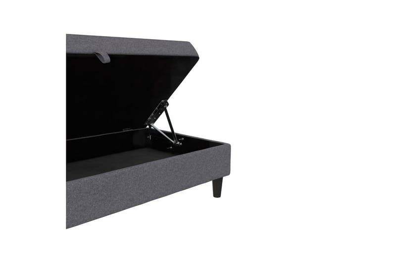 Osmaner/Krakk Hartford Grå, Linstoffutseende (100 % polyester) - Grå, Linstoffutseende (100 % polyester) - Møbler - Stoler - Krakk - Fotskammel