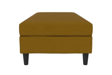 Osmaner/Krakk Hartford Gul, Linstoffutseende (100 % polyester) - Gul, Linstoffutseende (100 % polyester) - Møbler - Stoler - Krakk - Fotskammel