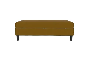 Osmaner/Krakk Hartford Gul, Linstoffutseende (100 % polyester) - Gul, Linstoffutseende (100 % polyester) - Møbler - Stoler - Krakk - Fotskammel