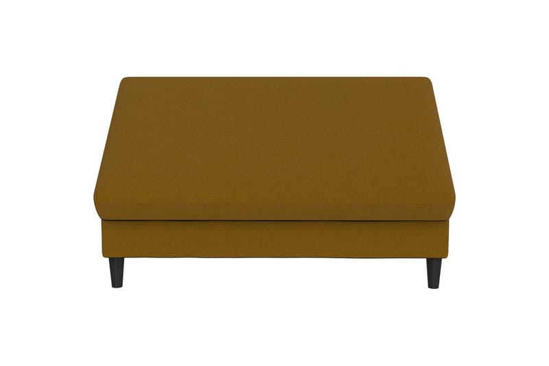 Osmaner/Krakk Hartford Gul, Linstoffutseende (100 % polyester) - Gul, Linstoffutseende (100 % polyester) - Møbler - Stoler - Krakk - Fotskammel