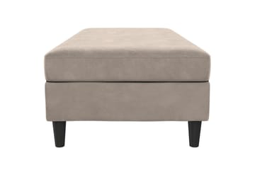 Osmaner/Krakk Hartford Taupe, Fløyel - Taupe, Fløyel - Møbler - Stoler - Krakk - Fotskammel