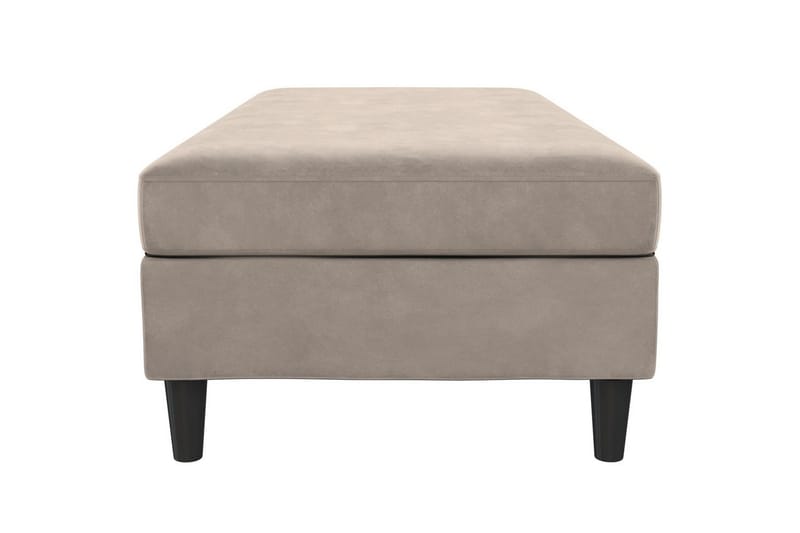 Osmaner/Krakk Hartford Taupe, Fløyel - Taupe, Fløyel - Møbler - Stoler - Krakk - Fotskammel