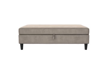 Osmaner/Krakk Hartford Taupe, Fløyel - Taupe, Fløyel - Møbler - Stoler - Krakk - Fotskammel