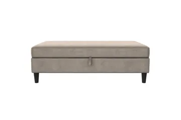Osmaner/Krakk Hartford Taupe, Fløyel - Taupe, Fløyel - Møbler - Stoler - Krakk - Fotskammel