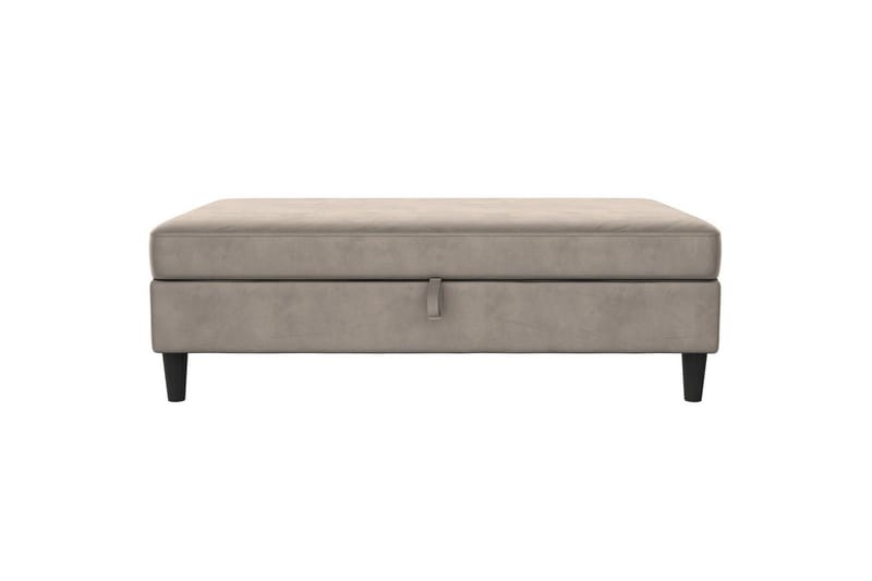 Osmaner/Krakk Hartford Taupe, Fløyel - Taupe, Fløyel - Møbler - Stoler - Krakk - Fotskammel