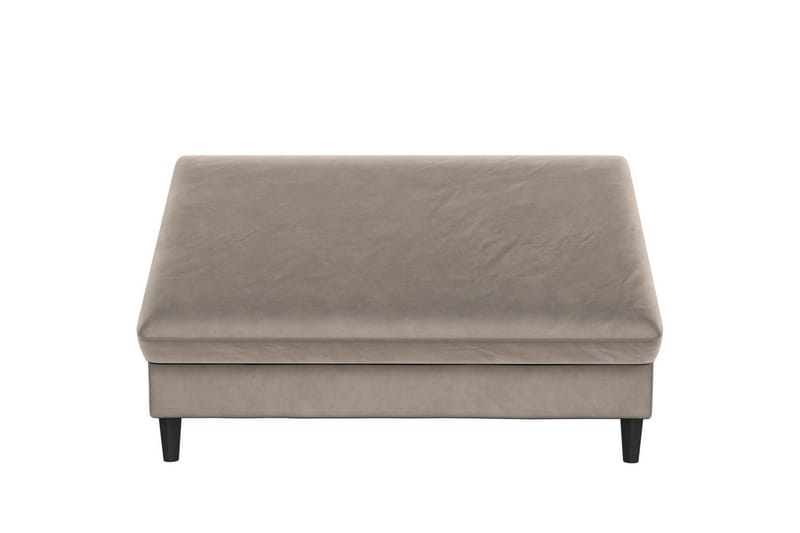 Osmaner/Krakk Hartford Taupe, Fløyel - Taupe, Fløyel - Møbler - Stoler - Krakk - Fotskammel