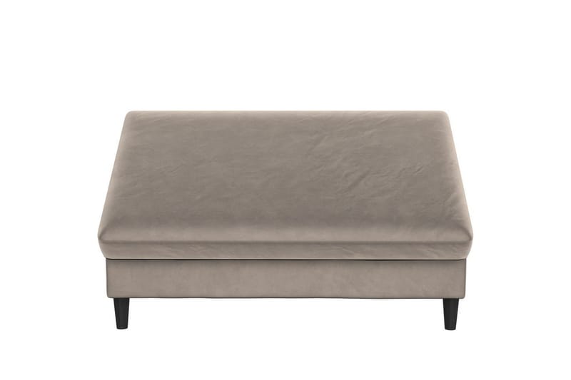 Osmaner/Krakk Hartford Taupe, Fløyel - Taupe, Fløyel - Møbler - Stoler - Krakk - Fotskammel