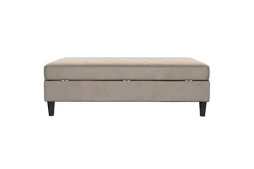 Osmaner/Krakk Hartford Taupe, Fløyel - Taupe, Fløyel - Møbler - Stoler - Krakk - Fotskammel
