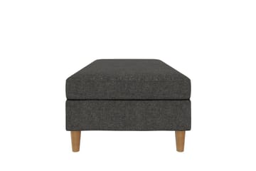 Osmaner/Krakk Lilly Antrasitt, Lin - Antrasitt, Lin - Møbler - Stoler - Krakk - Fotskammel