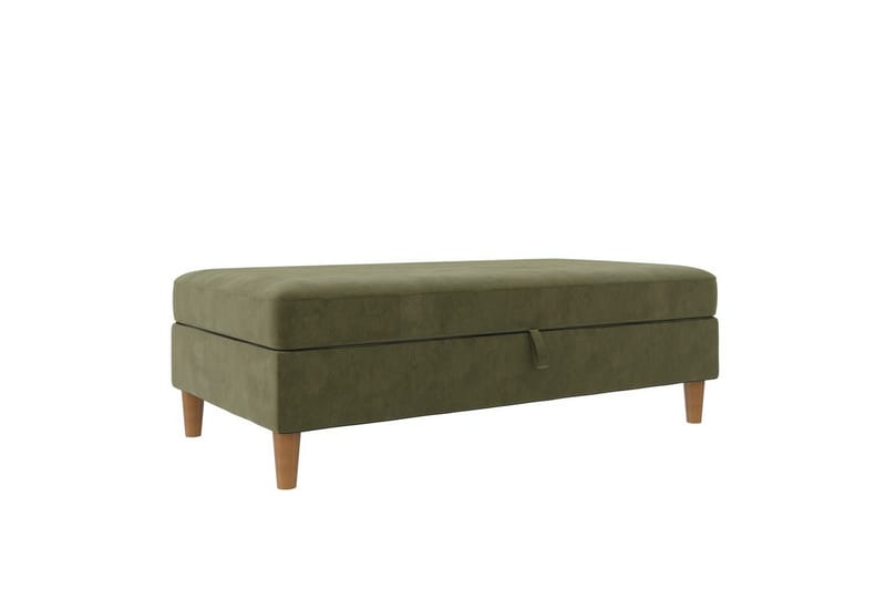 Osmaner/Krakk Lilly Olivengrønn, Fløyel/Tre/Plast, Olivengrønn, Fløyel/Tre/Plast