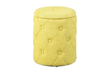 Ozie Krakk - Gul/Grønn - Møbler - Stoler - Krakk