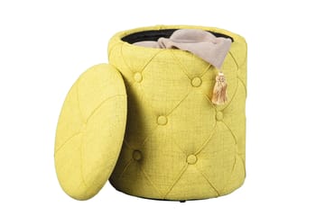 Ozie Krakk - Gul/Grønn - Møbler - Stoler - Krakk