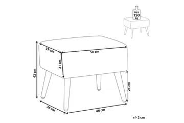 Pall Manteo - Møbler - Stoler - Krakk - Fotskammel