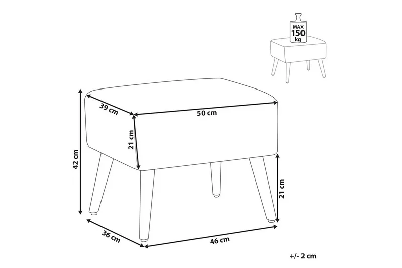 Pall Manteo - Møbler - Stoler - Krakk - Fotskammel