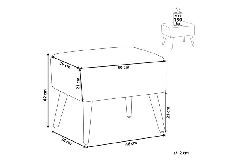 Pall Manteo - Møbler - Stoler - Krakk - Fotskammel