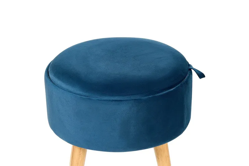 Pall Neely Blå - Blå - Møbler - Stoler - Krakk - Fotskammel