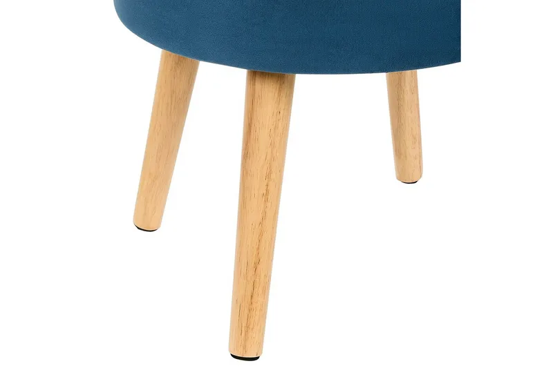 Pall Neely Blå - Blå - Møbler - Stoler - Krakk - Fotskammel