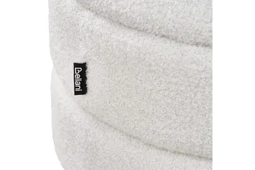 Pall Okaton Hvit/lyst tre - Hvit/lyst tre - Møbler - Stoler - Krakk - Fotskammel