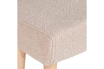 Pall Takoma Beige/lyst tre - Beige/lyst tre - Møbler - Stoler - Krakk - Fotskammel