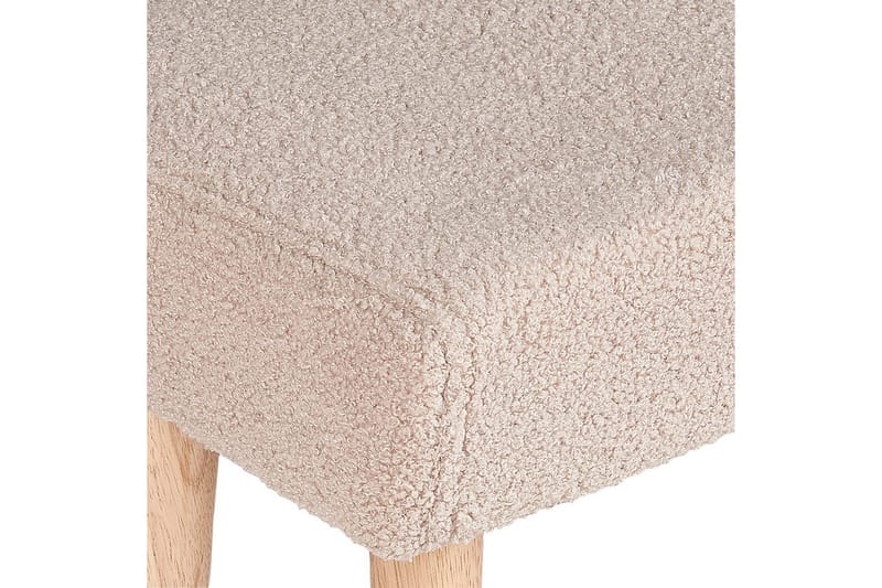 Pall Takoma Beige/lyst tre - Beige/lyst tre - Møbler - Stoler - Krakk - Fotskammel