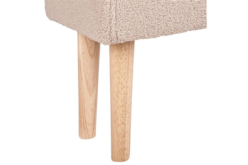 Pall Takoma Beige/lyst tre - Beige/lyst tre - Møbler - Stoler - Krakk - Fotskammel
