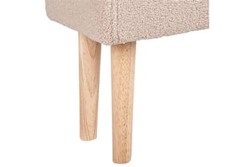 Pall Takoma Beige/lyst tre - Beige/lyst tre - Møbler - Stoler - Krakk - Fotskammel
