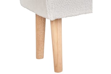 Pall Takoma Hvit/lyst tre - Hvit/lyst tre - Møbler - Stoler - Krakk - Fotskammel
